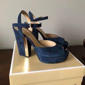 Michael Kors Suede Platforms
